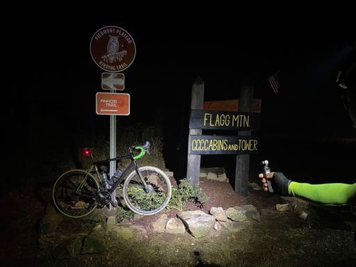 Climbing Flagg in the dark after 250 miles was fun…ish. I think the guys will appreciate the challenge and forgive me some day.