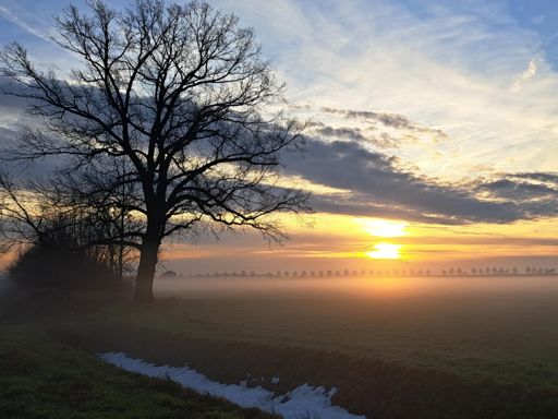 Mooi op de zaterdagmorgen. 