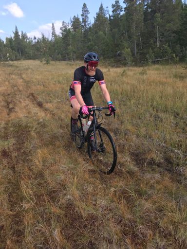 Med slicksdekk i myra 🙂