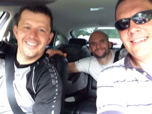 Gotta grin after biking-impossible not toooo