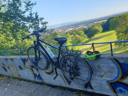 Pause muss auch sein bin schließlich kein Profi-Radler 🥵🤣