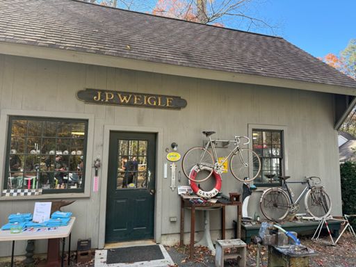 JP Weigle's shop was a metal salad feast for the eyes.