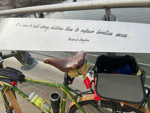 A statement from Frederick Douglas on the, of course, Frederick Douglas Bridge