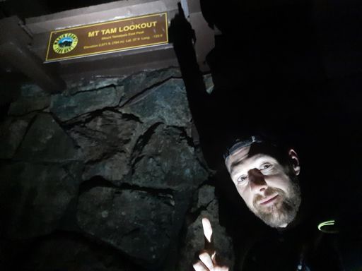 First ascent. Weird lighting 🤮