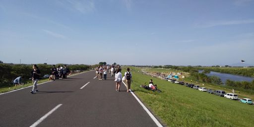 宝珠花辺りの観客