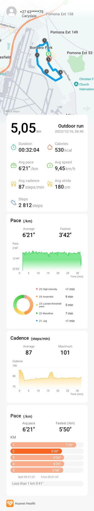 5 0 Km Run Activity On December 16 2023 By Shane K On Strava 5 0 Km Run Activity On December 16 2023 By Shane K On Strava