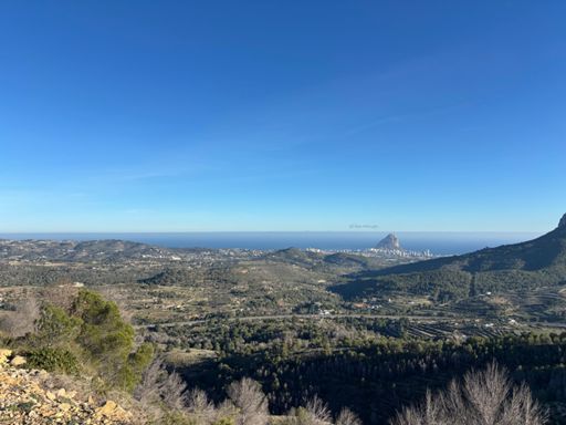 Calpe à l’horizon depuis Bernia 🤩