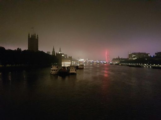 Misty summer night, nearly halfway...