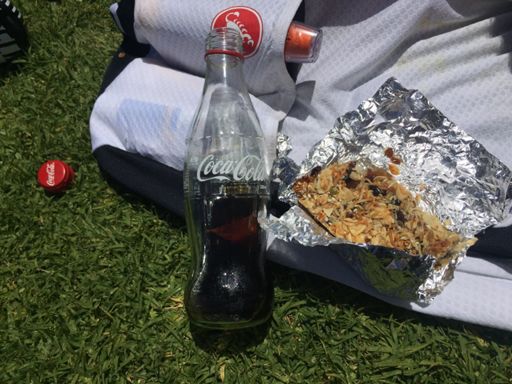 Fuelling up on home made bars and sugar