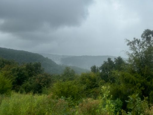 Lots of light rain and heavy rain over the Ozarks from surprisingly early in the morning