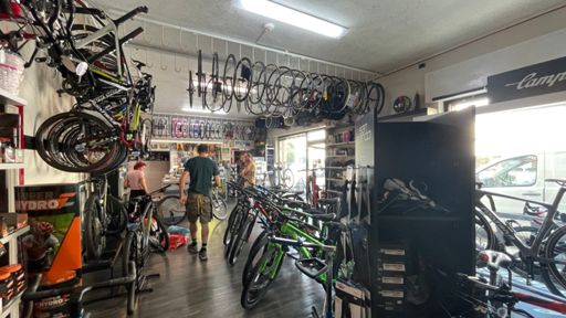 The bike shop who actually had wheels in stock