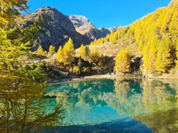 Pointe de Vouasson par le lac bleu et le glacier. Retour par le mont de l’étoile
