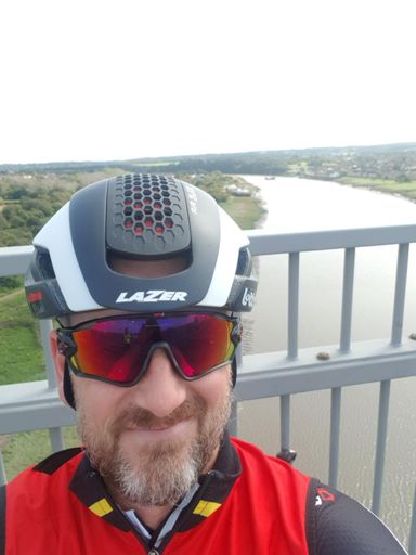 Above the Avon river on the Gordano bridge