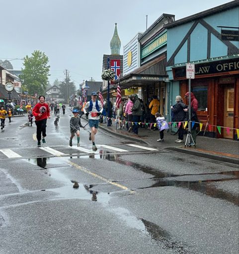Home stretch! 📸: Alexa Carr