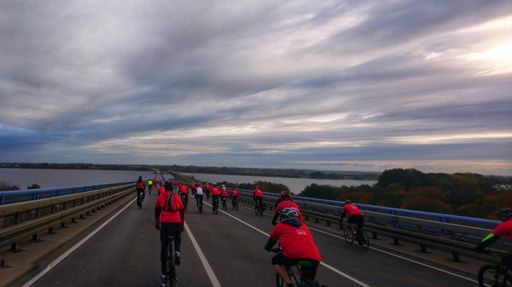 Einmal im Jahr über die Rügenbrücke. 😀