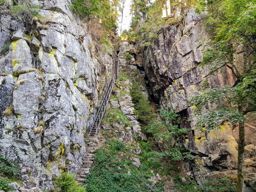 Schlucht au lac vert