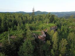 VTT/marche roches des druides et de Toldaine MTB/walk