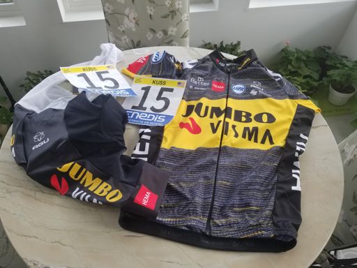 It comes with your rider's race number!