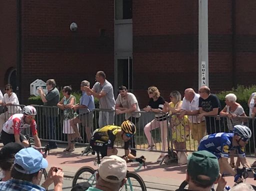 Peloton doorkomst in Ninove