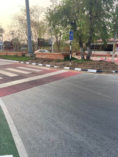 They forgot the pavement in the middle!