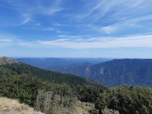 Uitzicht vanaf mont aiguoal