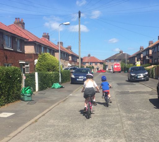 They made me lead them out for the sprint for the house and then they came over the top and dropped me!