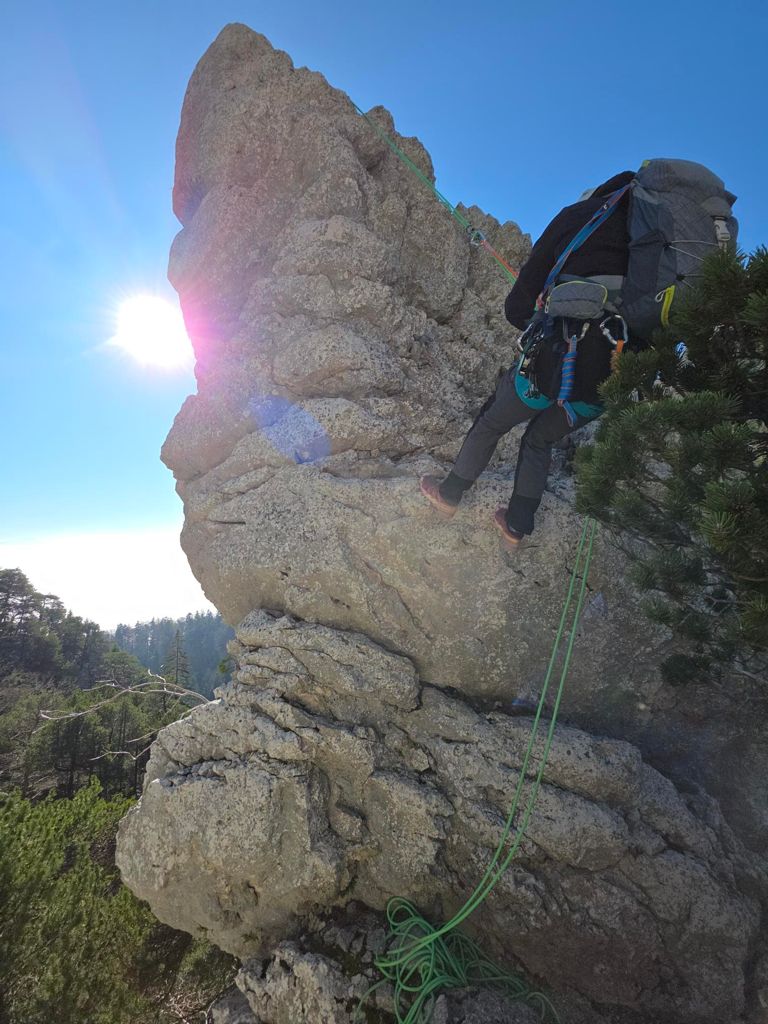 Seul petit rappel de 8 mètres