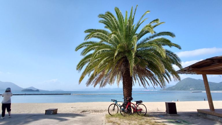 瀬戸田サンセットビーチ。