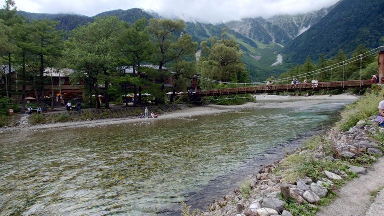 雨降った後ですが、意外と水は綺麗✨