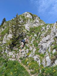 Crêtes au dessus du Schwarzsee : Fochsenflue et Chörblispitz