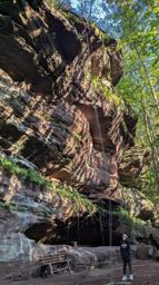 Descente en rappel avec Raphaël