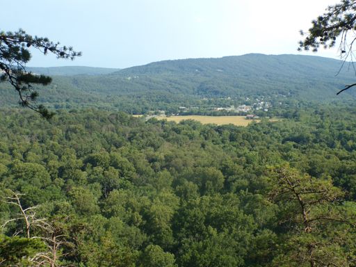 view from just off the Tunnel Hill Trail