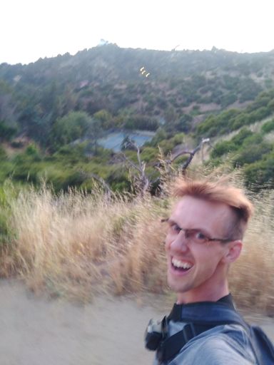 Cramping and grimacing about 14 miles in.