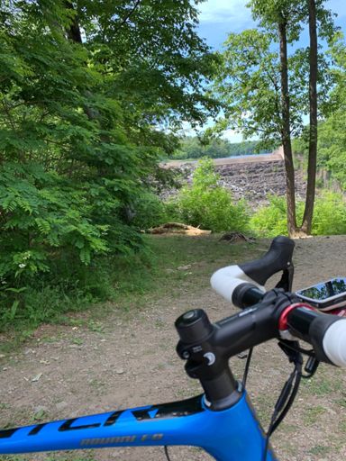 Apparently this is a concrete roll dam.