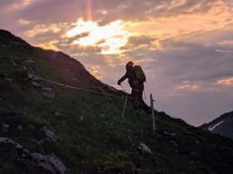 Traversée des Verraux avec Raphaël