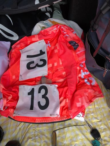 First time racing with number 13. I did consider flipping it upside down...