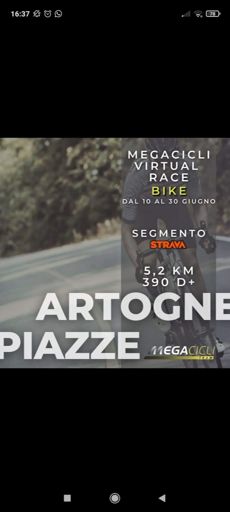 Essendo una cronoscalata, naturalmente l'ho fatta da solo. Gambe, testa e❤️