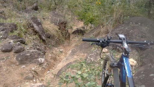 Onde sobe moto,desce bike!  Da nada nao....