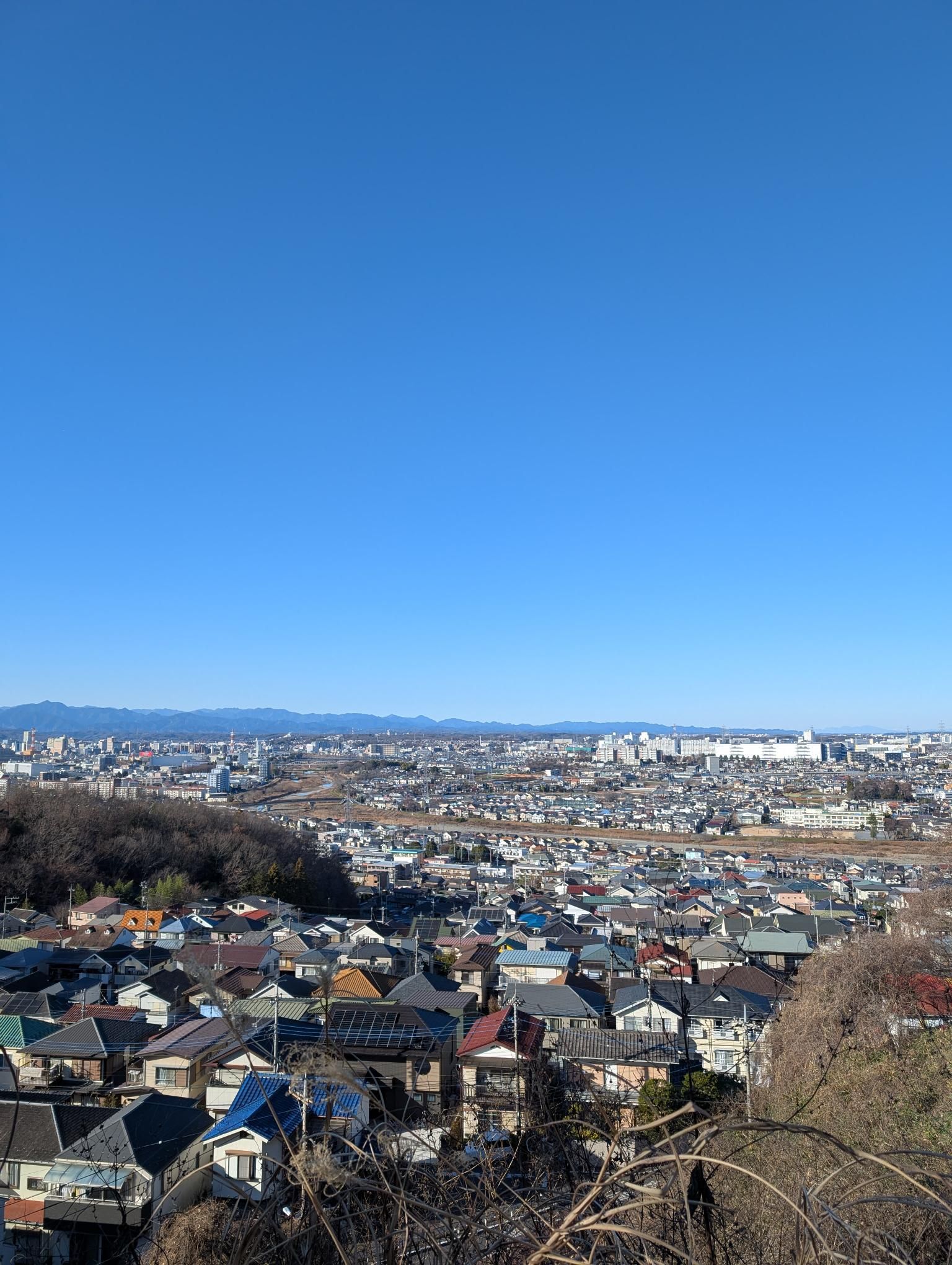 ママチャリ押して登りましたよ〜