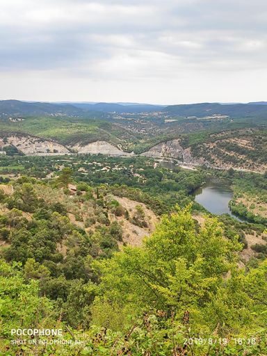 Route de Ruoms vers Vallon Pont d'Arc 👍👌😎